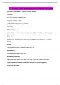 D316 Test 2025 questions and Verified Answers