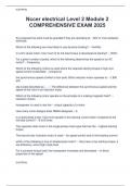 Nccer electrical Level 2 Module 2   COMPREHENSIVE EXAM 2025 