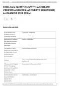 CCHI-Core QUESTIONS WITH ACCURATE VERIFIED ANSWERS &lpar;ACCURATE SOLUTIONS&rpar; A&plus; PASSED&excl;&excl; 2025 EXAM