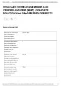 WELLCARE CENTENE QUESTIONS AND VERIFIED ANSWERS &lpar;2025&rpar; &vert;COMPLETE SOLUTIONS &vert;A&plus; GRADED &vert;100&percnt; CORRECT&excl;&excl;