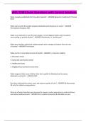 WGU D393 Exam Questions with Correct Solutions