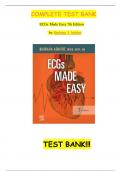 TEST BANK FOR ECGS MADE EASY&comma; 7TH EDITION BY BARBARA J AEHLERT&comma;ISBN&semi;9780323832878 ALL CHAPTERS 1 - 10 FULLY COVERED&comma; COMPLETE GUIDE A&plus;&vert;&vert;NEWEST VERSION&period;