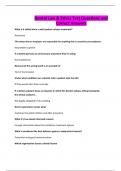 Dental Law & Ethics Test Questions and Correct Answers