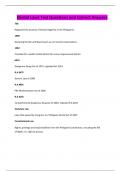 Dental Laws Test Questions and Correct Answers