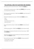 PAUL MITCHELL CORE TEST QUESTIONS AND ANSWERS