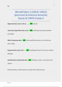 BIO 669 Quiz 1 Latest &lpar;2024&sol;25&rpar;&semi;  Questions and Answers 100&percnt; Correct