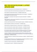 BIO 235 &lpar;KOVACS&rpar; EXAM 1 LATEST UPDATE 2025 