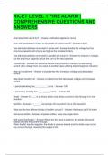 NICET LEVEL 1 FIRE ALARM &vert; COMPREHENSIVE QUESTIONS AND ANSWERS 