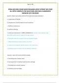 PHHA 430 FINAL EXAM QUESTION BANK LATEST UPDATE THIS YEAR ALL WITH COMPLETE 250 QUESTIONS AND WELL ELABORATED ANSWERS JUST RELEASED