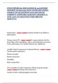 FTCE ESE EXCEPTIONAL STUDENT EDUCATION K -12  NEWEST EXAM 2025 WITH MULTIPLE CHOICE OF QUESTIONS AND CORRECT ANSWERS ALREADY GRADED A&plus; AND 100&percnt; GUARANTEE PASS &lpar; JUST RELEASED&excl;&excl;&excl;&excl;&rpar;