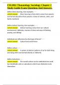 FSE2061 Thanatology Sociology Chapter 2 Study Guide Exam Questions And Answers&period;docx