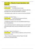 FSE 2061- Theories Exam Questions And Answers&period;docx