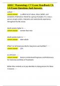 ADEC Thanatology CT Exam Handbook Ch 1-6 Exam Questions And Answers&period;docx