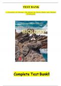Test Bank - for Essentials of Biology&comma; 7th Edition by Sylvia Mader and Michael Windelspecht&comma;ISBN&semi;  9781264039722 All Chapters Fully Covered Complete Guide A&plus;&period;