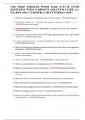Utah Master Esthetician Written Exam ACTUAL EXAM QUESTIONS WITH COMPLETE SOLUTION GUIDE &lpar;A&plus; GRADED 100&percnt; VERIFIED&rpar; LATEST VERSION 2025&excl;&excl;