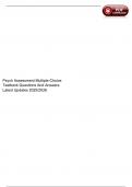 Psych Assessment Multiple-Choice Testbank Questions And Answers Latest Updates 2025&sol;2026