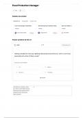 Food Protection Manager LATEST EXAM ACTUAL EXAM QUESTIONS WITH VERIFIED ANSWERS 2025-2026 &lowbar;A&plus; RATED&period;p