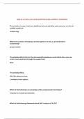 ISDS 3115 FINAL LSU EXAM QUESTIONS AND CORRECT ANSWERS&excl;&excl;