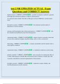 test 2 NR UPDATED ACTUAL  Exam  Questions and CORRECT Answers