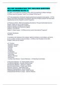 AKA MIP EXAMINATION TEST 2025&sol;2026 QUESTIONS WITH ANSWERS RATED A&plus;