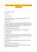  D017 &sol; WGU D017 PACKAGED EXAMS&colon; QUESTIONS AND 100&percnt; VERIFIED ANSWERS RECENT UPDATED