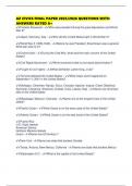 AZ CIVICS FINAL PAPER 2025&sol;2026 QUESTIONS WITH ANSWERS RATED A&plus;