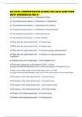 AZ CIVICS COMPREHENSIVE EXAMS 2025&sol;2026 QUESTIONS WITH ANSWERS RATED A&plus;