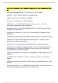 AZ CIVICS 2025&sol;2026 QUESTIONS WITH ANSWERS RATED A&plus;