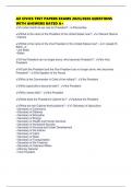 AZ CIVICS TEST PAPERS EXAMS 2025&sol;2026 QUESTIONS WITH ANSWERS RATED A&plus;