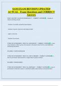 SAM EXAM REVISON UPDATED  ACTUAL   Exam Questions and CORRECT  Answers 