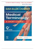 Test Bank for Medical Terminology&colon; A Short Course&comma; 9th Edition by Davi-Ellen Chabner &vert;All Chapters&vert;