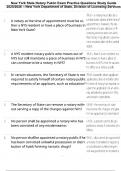 New York State Notary Public Exam Practice Questions Study Guide 2025&sol;2026 &ndash; New York Department of State&comma; Division of Licensing Services