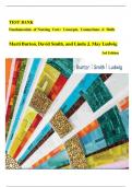 Test bank for  Fundamentals of Nursing Care &ndash; 3rd Edition &ndash; Marti Burton&comma; David Smith&comma; Linda J&period; May Ludwig &ndash; Complete Test Bank with Answers