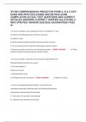 ATI RN COMPREHENSIVE PREDICTOR FORM A&comma; B & C EXIT EXAM AND PRACTICE EXAMS AND RETAKE EXAM COMPILATION ACTUAL TEST QUESTIONS AND CORRECT DETAILED ANSWERS &lpar;CORRECT VERIFIED SOLUTIONS&rpar; A NEW UPDATED VERSION 2025&sol;2026 &vert;GUARANTEED PASS A&plus;