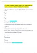 ATI-TEAS Practice Tests Actual EXAM Questions and   Correct Answers &lpar;2025 &sol; 2026&rpar; Latest Update  