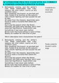 AP LITERATURE PRACTICE EXAM WITH ALL CORRECT & VERIFIED ANSWERS &lpar;UPDATED TO PASS&rpar;