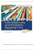 Test Bank &mdash; Safe Maternity and Pediatric Nursing Care&comma; 2nd Edition by Linnard-Palmer &lpar;Updated for 2025&ndash;2026&rpar;&period;