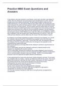 Practice MBE Exam Questions and Answers