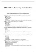 HESI Exit Exam Pharmacology Practice Questions &ndash; 80 Questions with Answers & Rationales