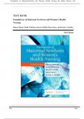 Test Bank - Foundations of Maternal-Newborn and Women&rsquo;s Health Nursing&comma; 8th Edition by Sharon Smith Murray&comma;ISBN&semi;9780323827386 All Chapter 1-28 Fully Covered &vert;Complete Guide A&plus;&period;