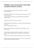 FNP550 Lecture &num;5 questions with 100&percnt; complete solutions to pass