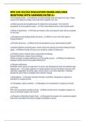 EPIC CLN 251&sol;252 EVALUATION EXAMS 2025&sol;2026 QUESTIONS WITH ANSWERS RATED A&plus;