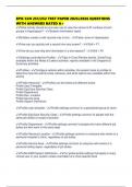 EPIC CLN 251&sol;252 TEST PAPER 2025&sol;2026 QUESTIONS WITH ANSWERS RATED A&plus;