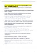 EPIC CLN 251&sol;252 STUDY GUIDE 2025&sol;2026 QUESTIONS WITH ANSWERS RATED A&plus;