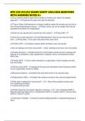 EPIC CLN 251&sol;252 EXAMS SCRIPT 2025&sol;2026 QUESTIONS WITH ANSWERS RATED A&plus;