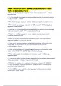 FITSP COMPREHENSIVE EXAMS 2025&sol;2026 QUESTIONS WITH ANSWERS RATED A&plus;