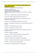 FITSP CORE EXAMS SET 2025&sol;2026 QUESTIONS WITH ANSWERS RATED A&plus;
