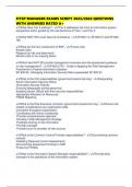 FITSP MANAGER EXAMS SCRIPT 2025&sol;2026 QUESTIONS WITH ANSWERS RATED A&plus;