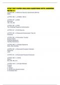 FITSP TEST PAPER 2025&sol;2026 QUESTIONS WITH ANSWERS RATED A&plus;