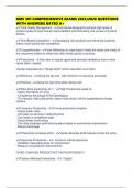 GMS 401 COMPREHENSIVE EXAMS 2025&sol;2026 QUESTIONS WITH ANSWERS RATED A&plus;
